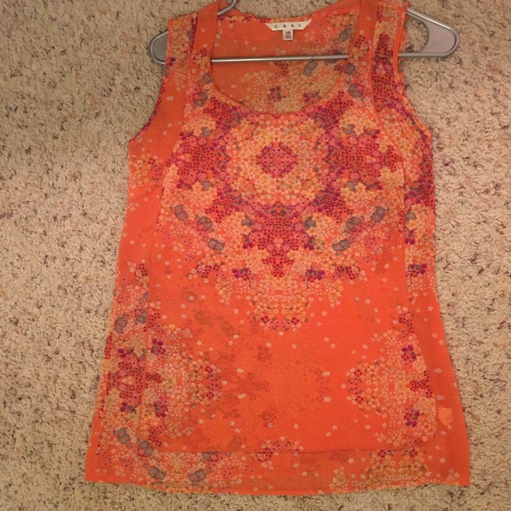 Cabi floral tank